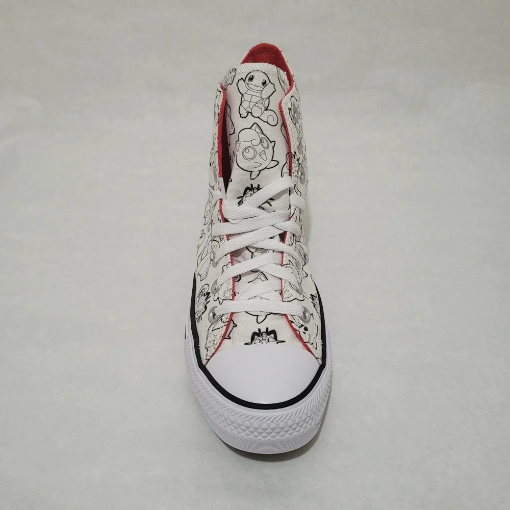 Converse Chuck Taylor All Star Pokémon Poke Ball High Top Sneakers - Picture 7 of 16